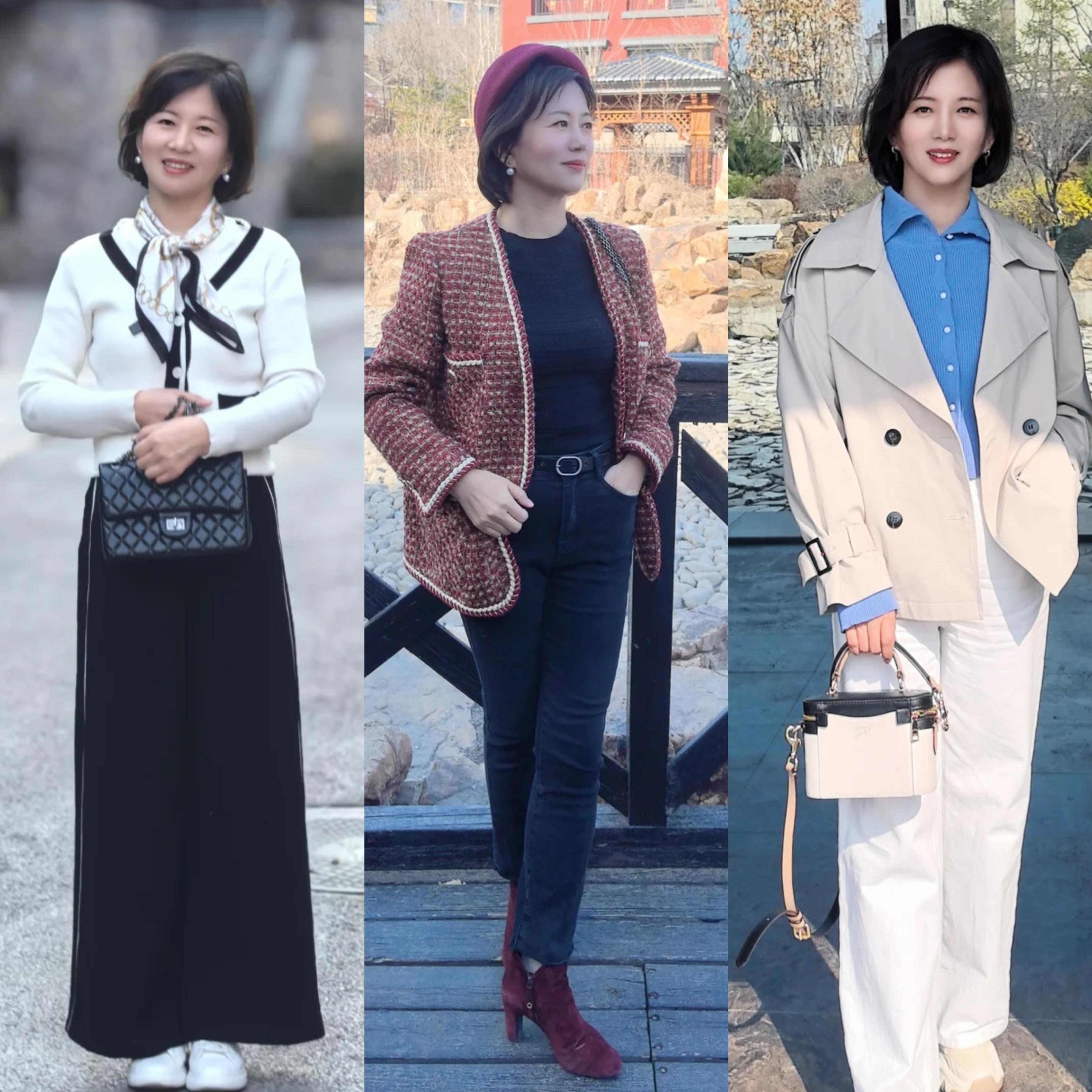  五十岁以后，这样穿春装才漂亮：基础款也能穿出高级感 时尚用品